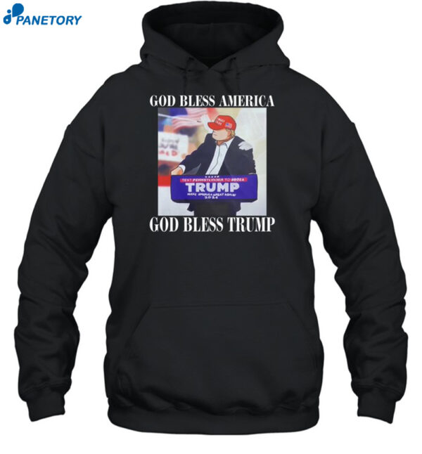 God Bless America God Bless Trump Shirt 2