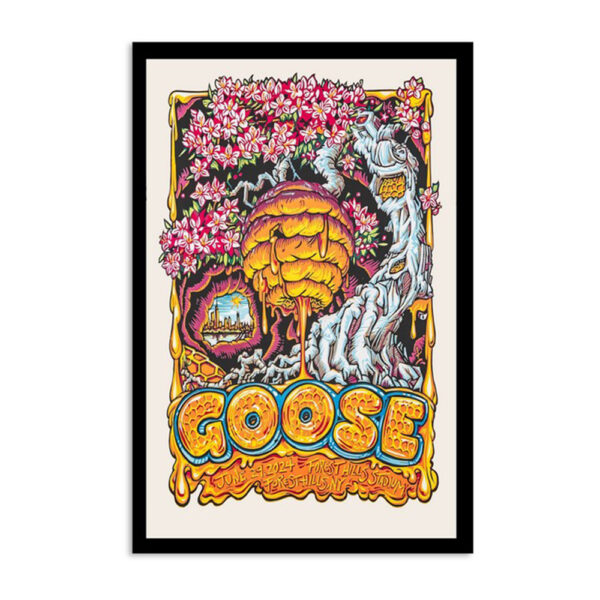 Goose June 29 2024 Forest Hills Stadium Queens Ny Poster