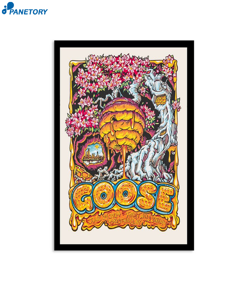 Goose June 29 2024 Forest Hills Stadium Queens Ny Poster 2 Goose June 29 2024 Forest Hills Stadium Queens Ny Poster