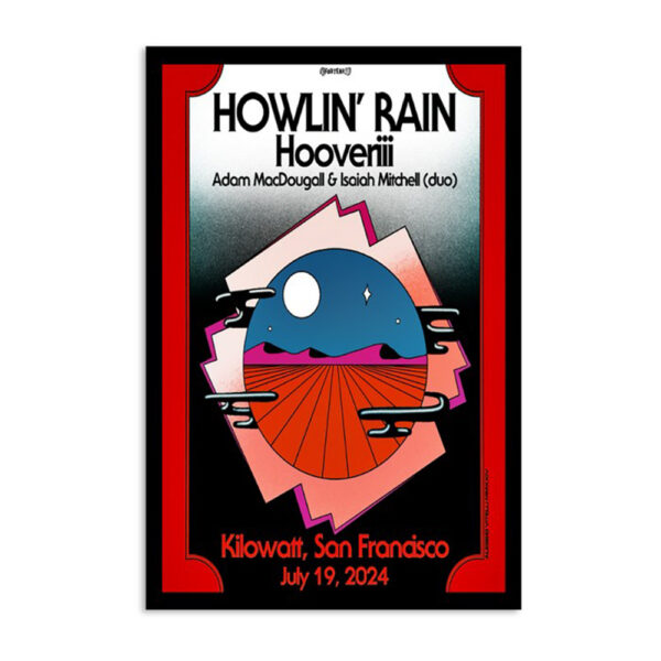 Hooveriii Kilowatt Bar San Francisco Ca July 19 2024 Poster