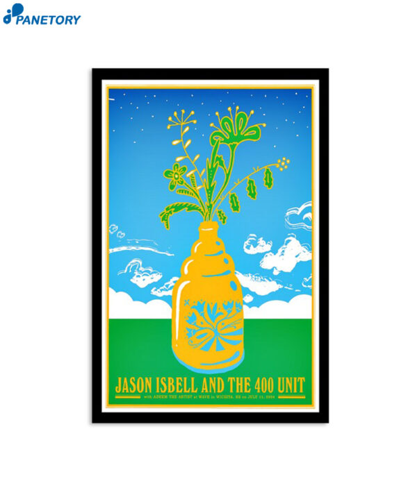 Jason Isbell And The 400 Unit July 11 2024 Wave Wichita KS Poster