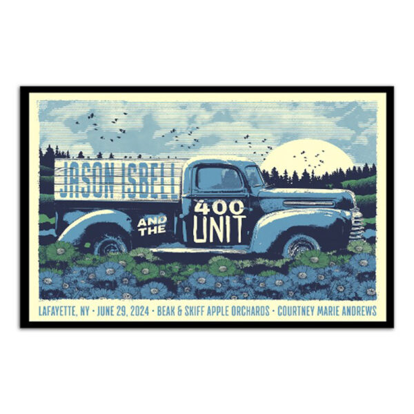Jason Isbell And The 400 Unit June 29 2024 Lafayette Ny Poster