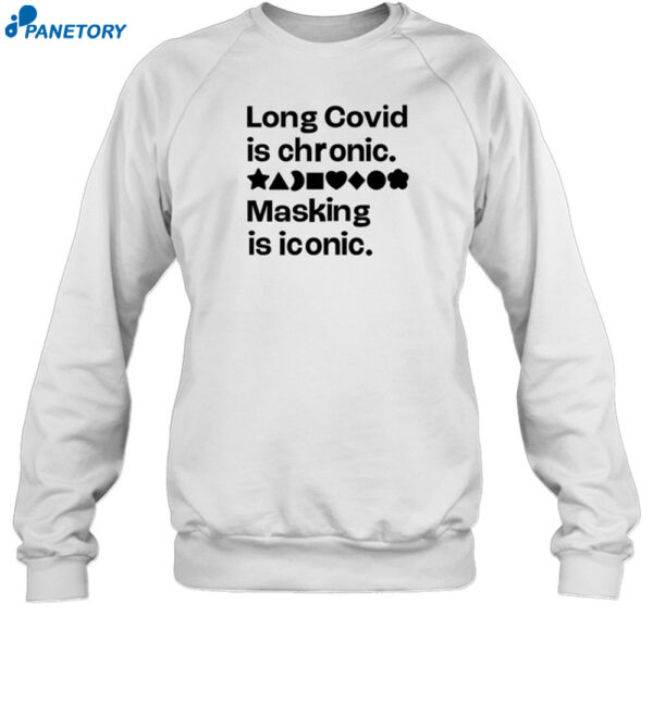 Jordan Crane Long Covid Is Chronic Masking Is Iconic Shirt 1