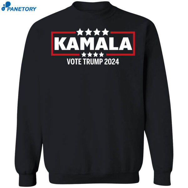 Kamala Harris Vote Trump 2024 Shirt 1