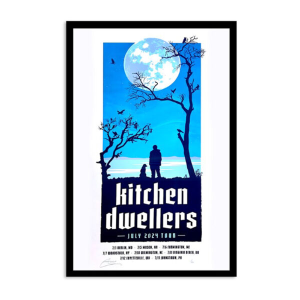 Kitchen Dwellers July 2024 Tour Poster