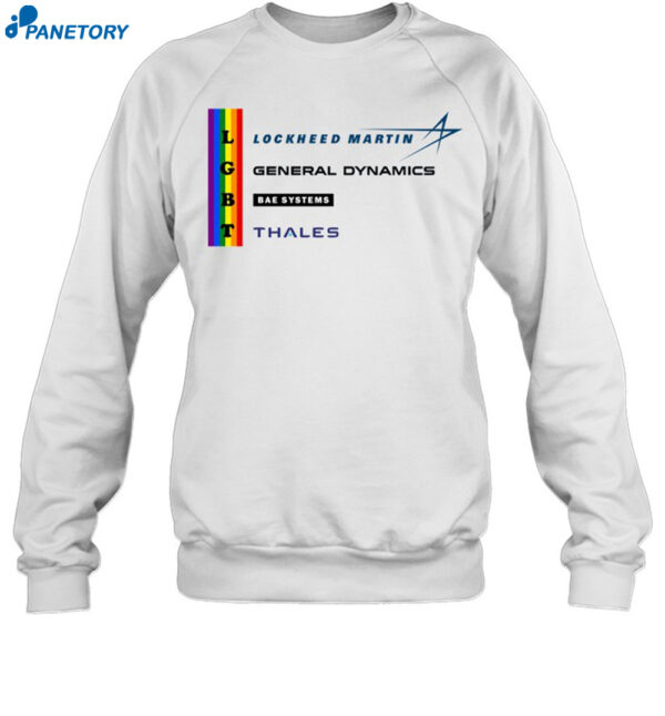 Lgbt Lockheed Martin General Dynamics Bea Systems Thales Shirt 1