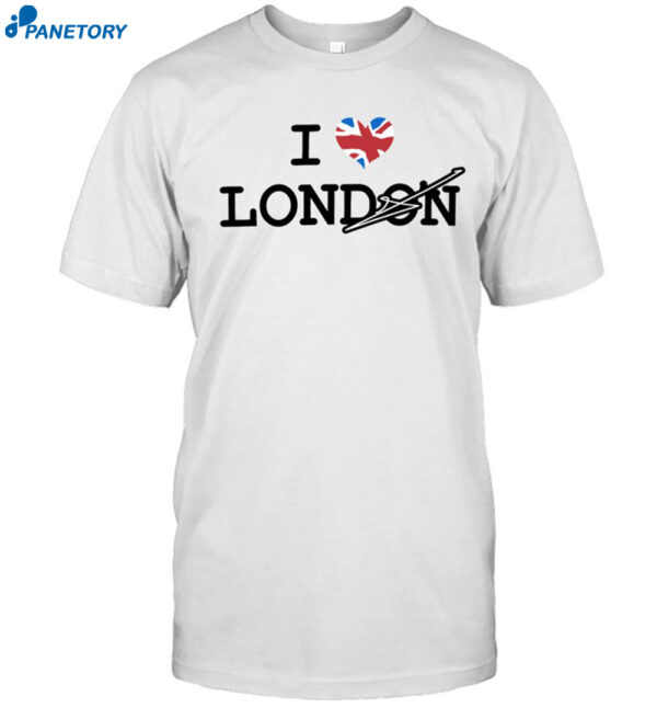 Lewis Hamilton Plus Soldier I Heart London Shirt