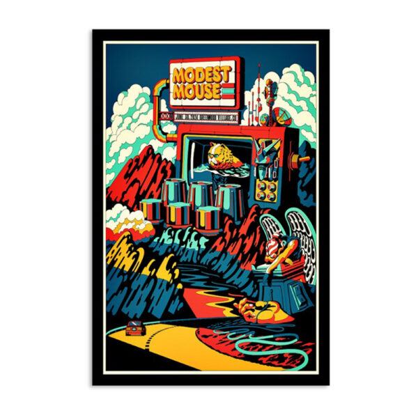 Modest Mouse Fiddler's Green Amphitheatre In Greenwood Village CO June 30 2024 Poster
