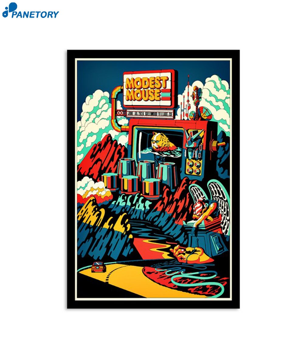 Modest Mouse Fiddler's Green Amphitheatre In Greenwood Village CO June 30 2024 Poster 2 Modest Mouse Fiddler's Green Amphitheatre In Greenwood Village Co June 30 2024 Poster