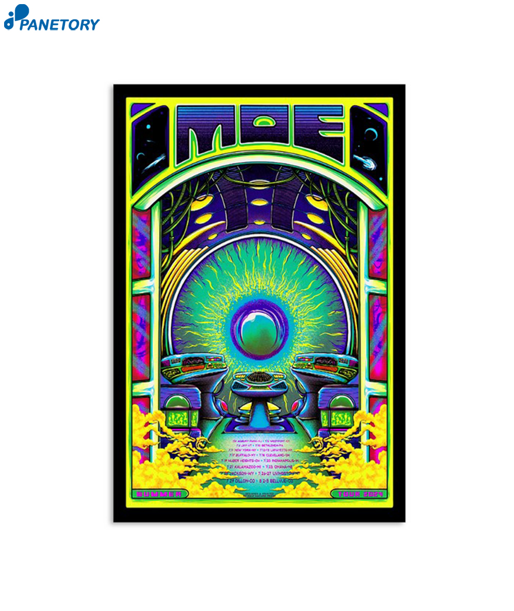 Moe Band Summer Tour 2024 Poster 2 Moe Band Summer Tour 2024 Poster