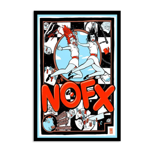 Nofx July 20-21 2024 National Western Center Yards Denver CO Poster