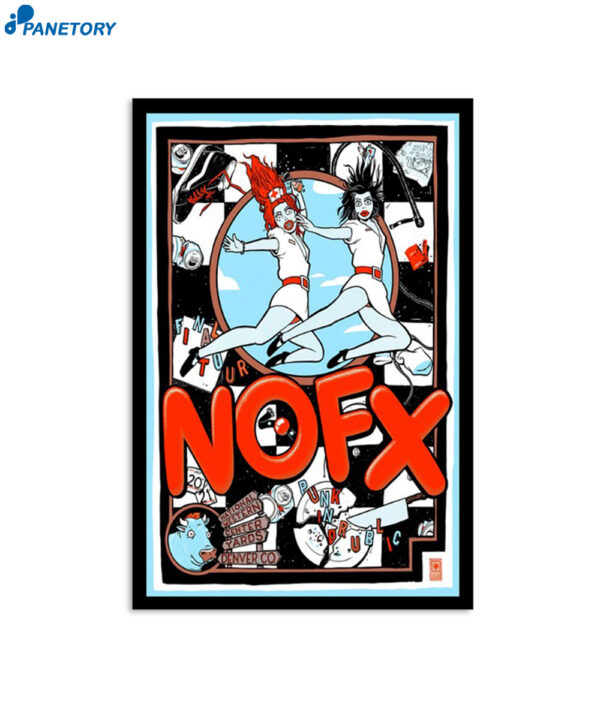 Nofx July 20-21 2024 National Western Center Yards Denver CO Poster