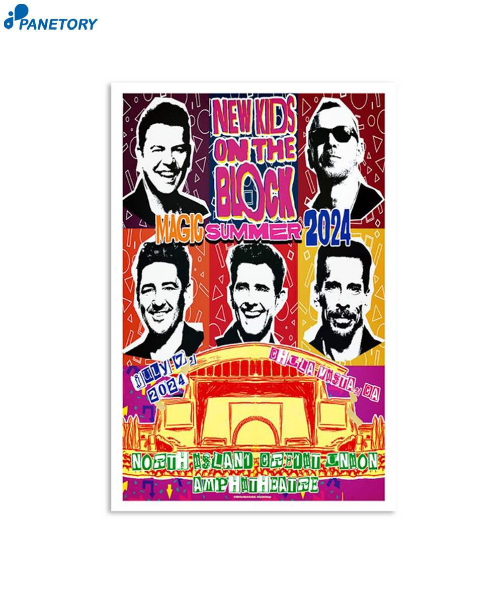 New Kids On The Blocks July 7 2024 Chula Vista Ca Poster 2 New Kids On The Blocks July 7 2024 Chula Vista Ca Poster