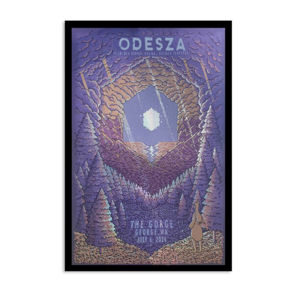 Odesza The Gorge Amphitheatre George Wa July 6 2024 Poster