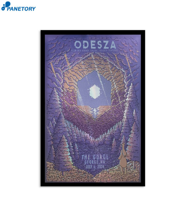 Odesza The Gorge Amphitheatre George Wa July 6 2024 Poster