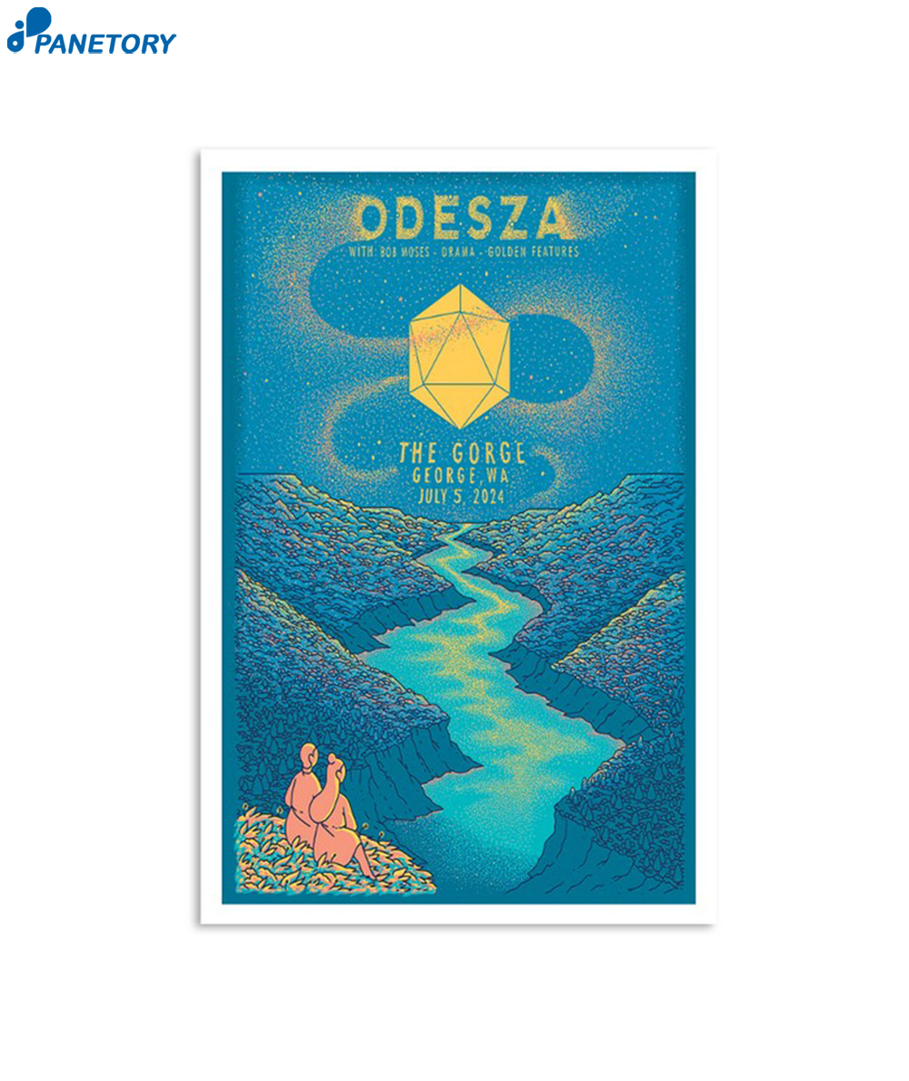 Odesza The Gorge In George Wa July 5 2024 Poster 2 Odesza The Gorge In George Wa July 5 2024 Poster
