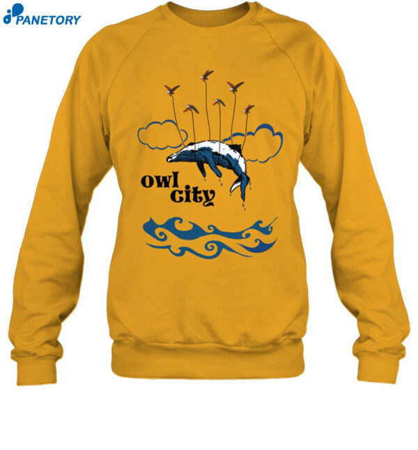 Owl City Flying Whale 2024 Shirt 1