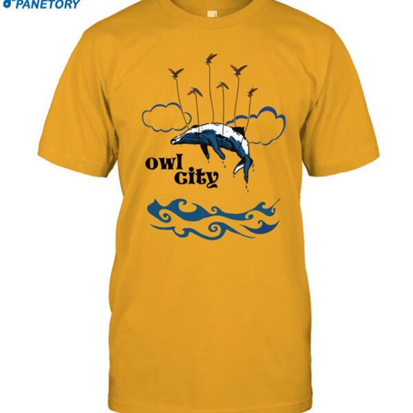 Owl City Flying Whale 2024 Shirt