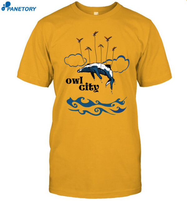 Owl City Flying Whale 2024 Shirt