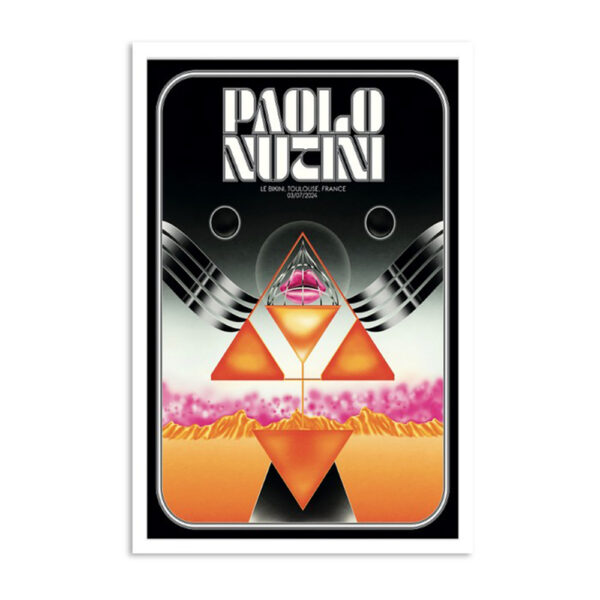 Paolo Nutini Le Bikini Toulouse France July 3 2024 Poster