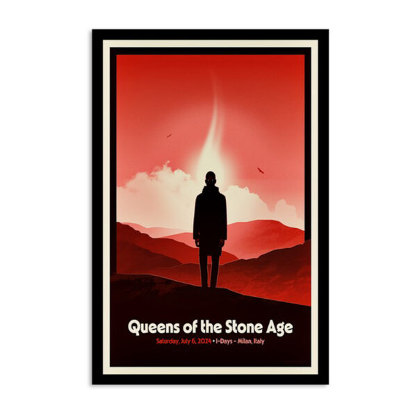Queens Of The Stone Age I Days Milan Italy July 6 2024 Poster