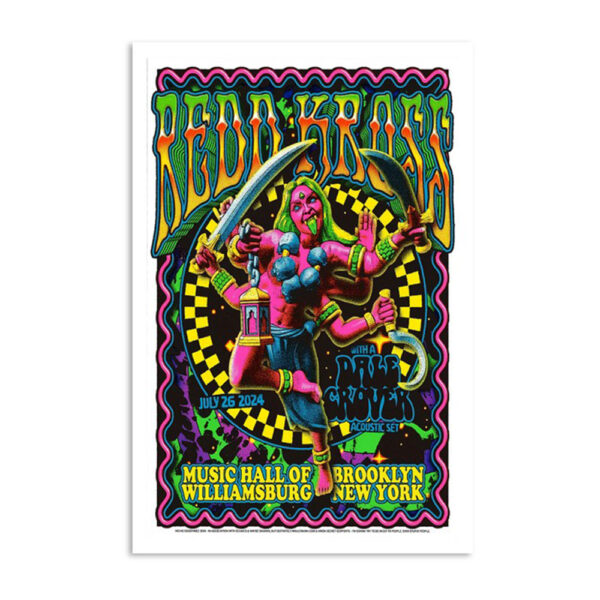 Redd Kross Music July 26 2024 Hall Of Williamsburg Brooklyn NY Poster