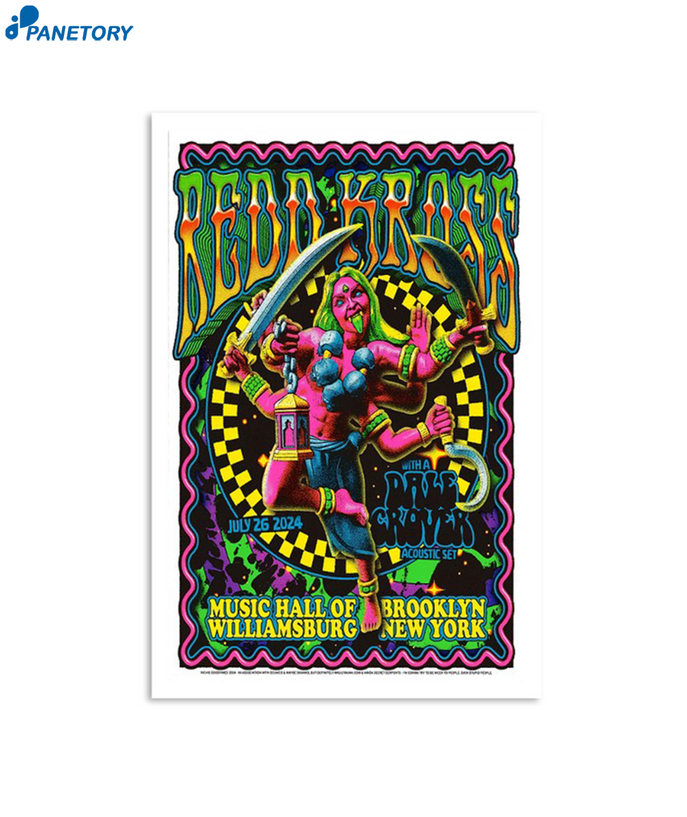 Redd Kross Music July 26 2024 Hall Of Williamsburg Brooklyn NY Poster 2 Redd Kross Music July 26 2024 Hall Of Williamsburg Brooklyn Ny Poster