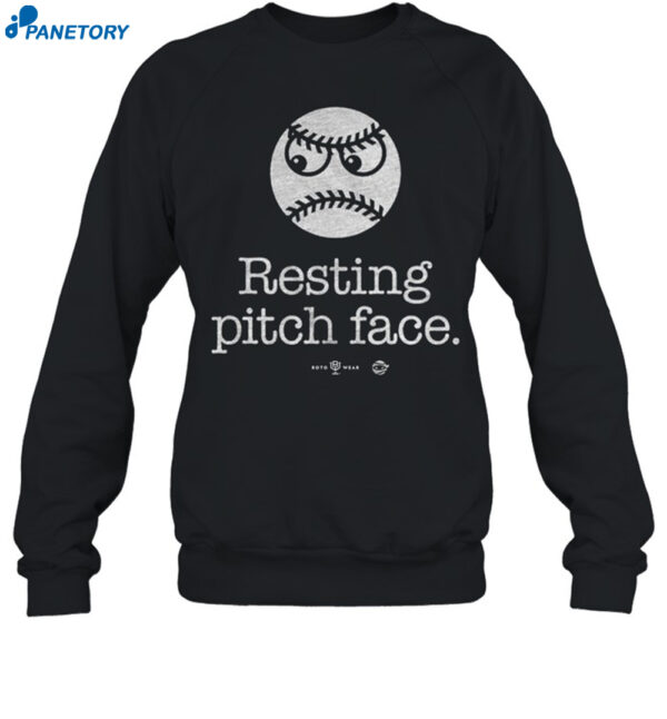 Roto Wear Baseball Resting Pitch Face Shirt 1