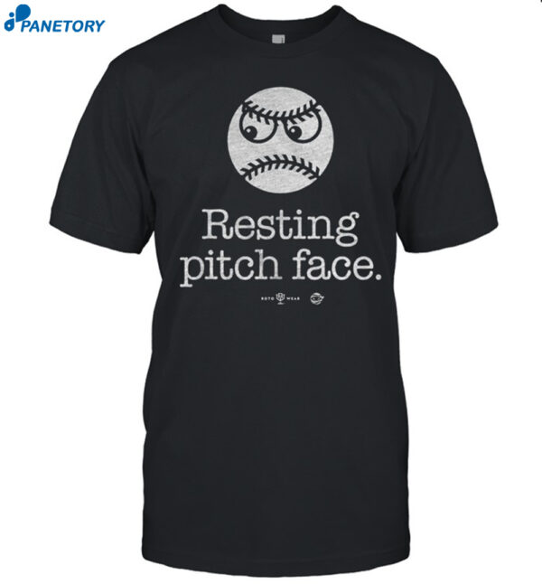 Roto Wear Baseball Resting Pitch Face Shirt