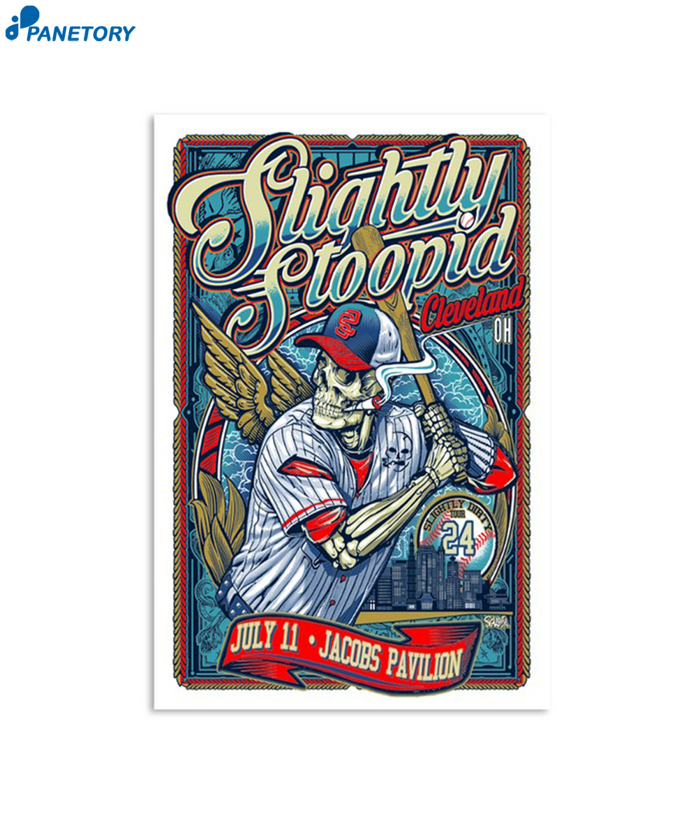 Slightly Stoopid July 11 2024 Jacobs Pavilion Cleveland OH Poster 2 Slightly Stoopid July 11 2024 Jacobs Pavilion Cleveland Oh Poster