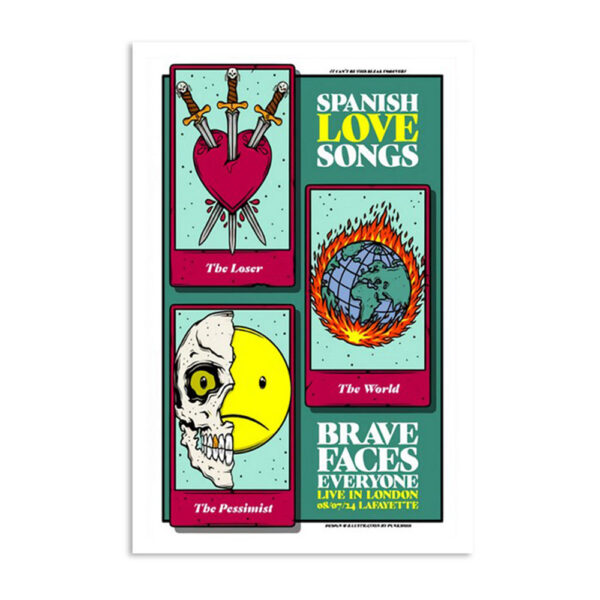 Spanish Love Songs July 8 2024 Lafayette London Uk Poster
