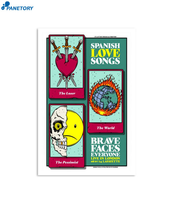 Spanish Love Songs July 8 2024 Lafayette London Uk Poster