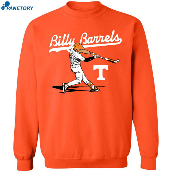 Tennessee Baseball Billy Amick Billy Barrels Shirt 1