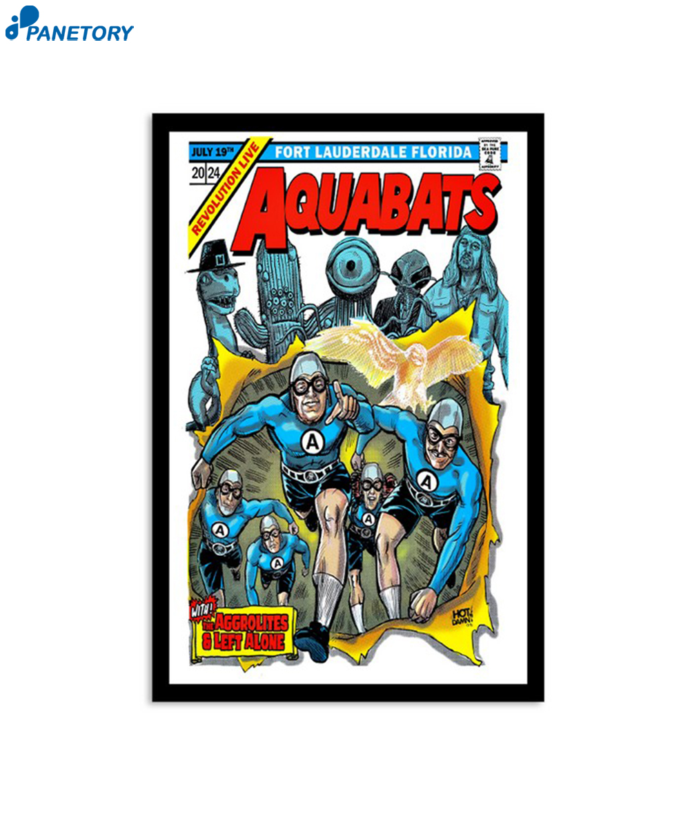 The Aquabats July 19 2024 Tour Ft Lauderdale Fl Poster 2 The Aquabats July 19 2024 Tour Ft Lauderdale Fl Poster