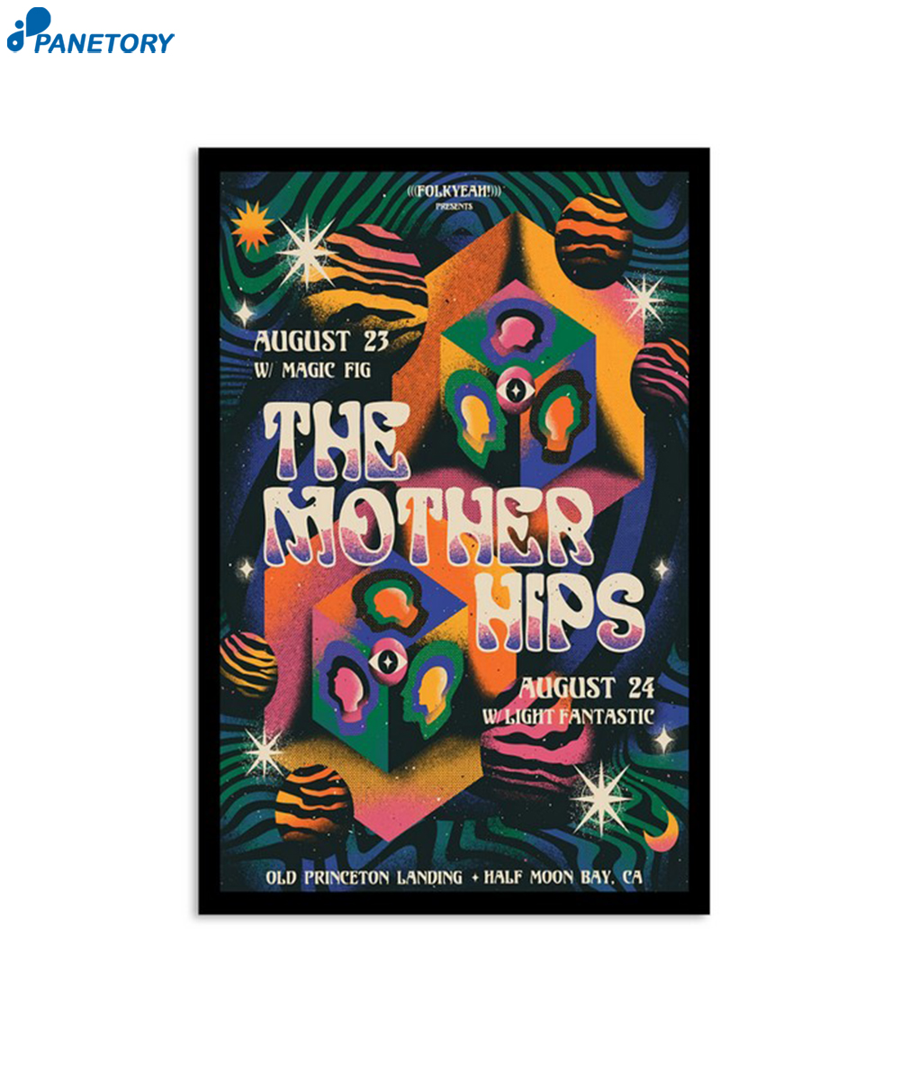 The Mothers Hip Old Princeton Landing Public Half Moon Bay CA Poster 2 The Mothers Hip Old Princeton Landing Public Half Moon Bay Ca Poster