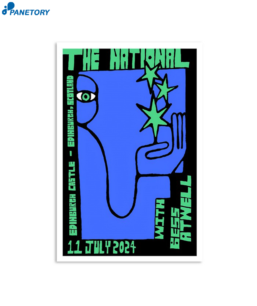 The National Edinburgh July 11 2024 Castle Edinburgh Uk Poster 2 The National Edinburgh July 11 2024 Castle Edinburgh Uk Poster