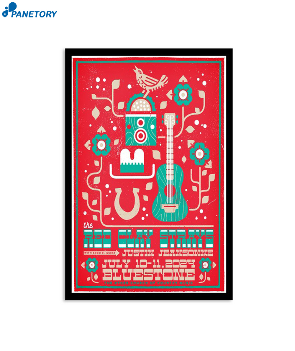 The Red Clay Strays The Bluestone Columbus Oh July 10-11 2024 Poster 2 The Red Clay Strays The Bluestone Columbus Oh July 10-11 2024 Poster