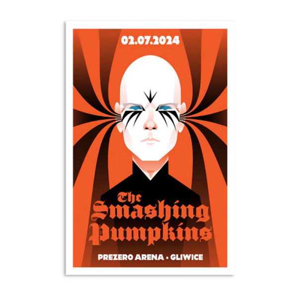 The Smashing Pumpkins Gliwice Poland July 2 2024 Poster