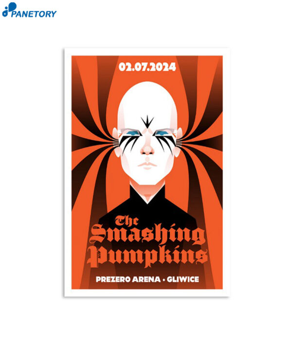 The Smashing Pumpkins Gliwice Poland July 2 2024 Poster