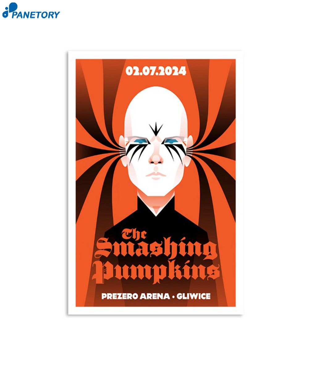 The Smashing Pumpkins Gliwice Poland July 2 2024 Poster 2 The Smashing Pumpkins Gliwice Poland July 2 2024 Poster
