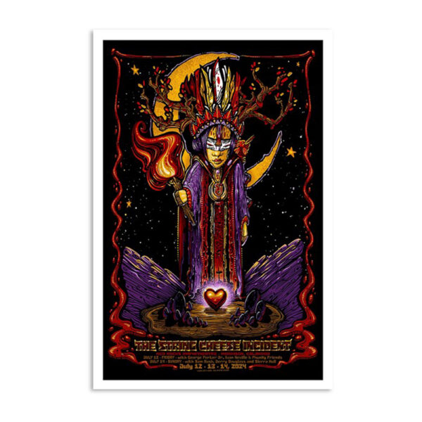 The String Cheese Incident July 12-14 2024 Red Rocks Morrison CO Poster
