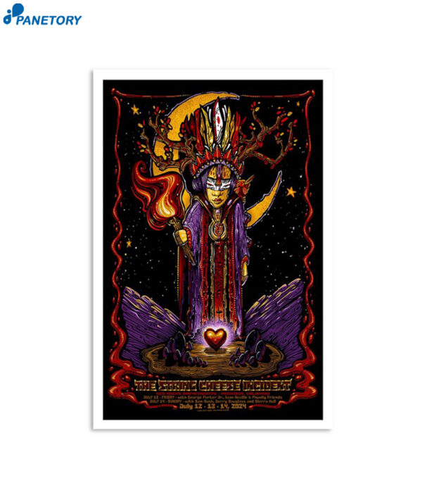 The String Cheese Incident July 12-14 2024 Red Rocks Morrison CO Poster