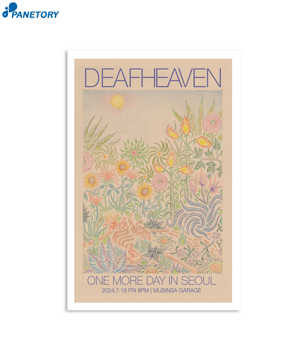 Tour Deafheaven Mapo-gu South Korea July 19 2024 Poster 2 Tour Deafheaven Mapo-gu South Korea July 19 2024 Poster