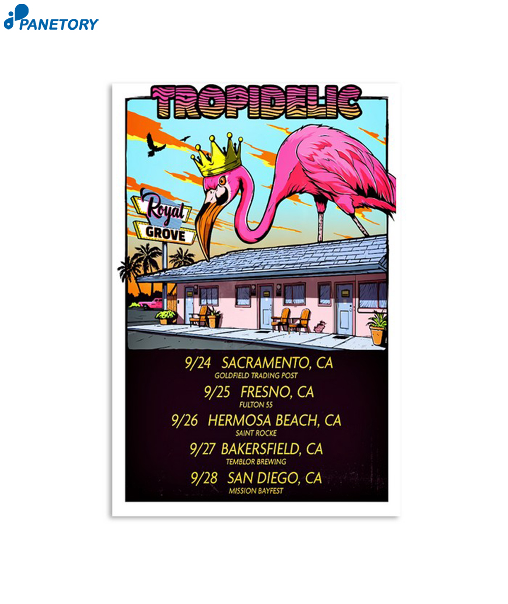 Tropidelic Live Concert California Sep 24-28 2024 Poster 2 Tropidelic Live Concert California Sep 24-28 2024 Poster