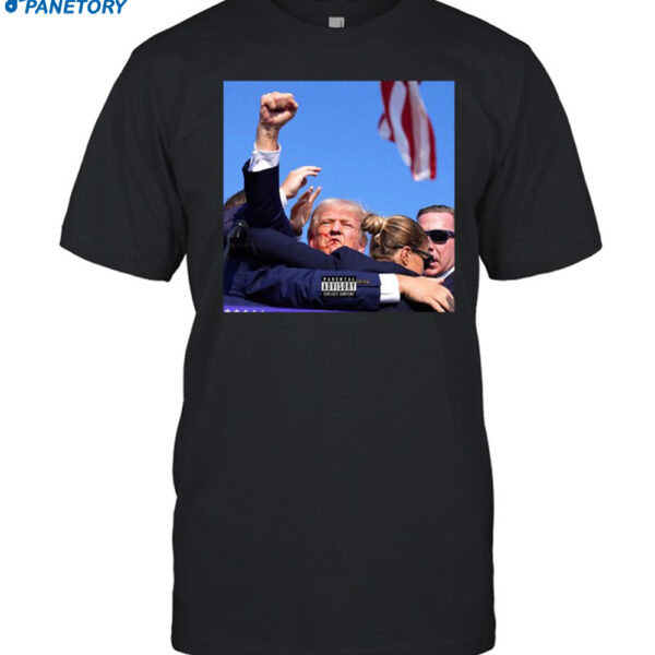 Trump Being Taken Off Stage By Secret Service Shirt