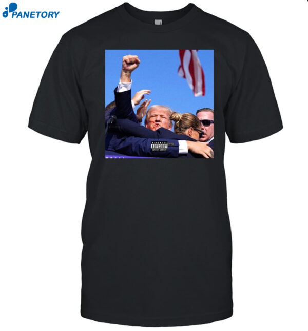 Trump Being Taken Off Stage By Secret Service Shirt