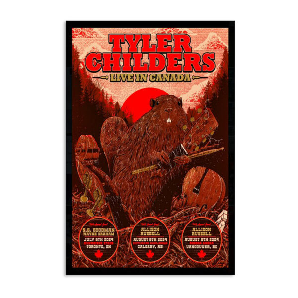 Tyler Childers Live Concert In Canada 2024 Poster
