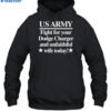 Us Army Fight For Your Dodge Charger And Unfaithful Wife Today Shirt 2