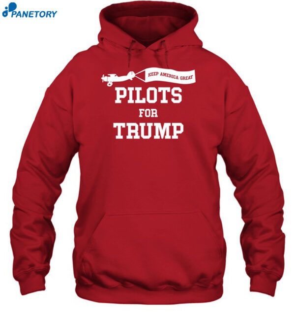 Walter Hudson Keep America Great Pilots For Trump Shirt 2