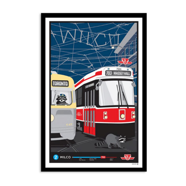 Wilco Massey Hall Toronto On July 3 2024 Poster
